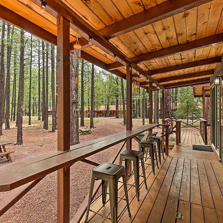 A-Frame Pinetop Lakeside Cabin Under The Pines! Villa Bagian luar foto