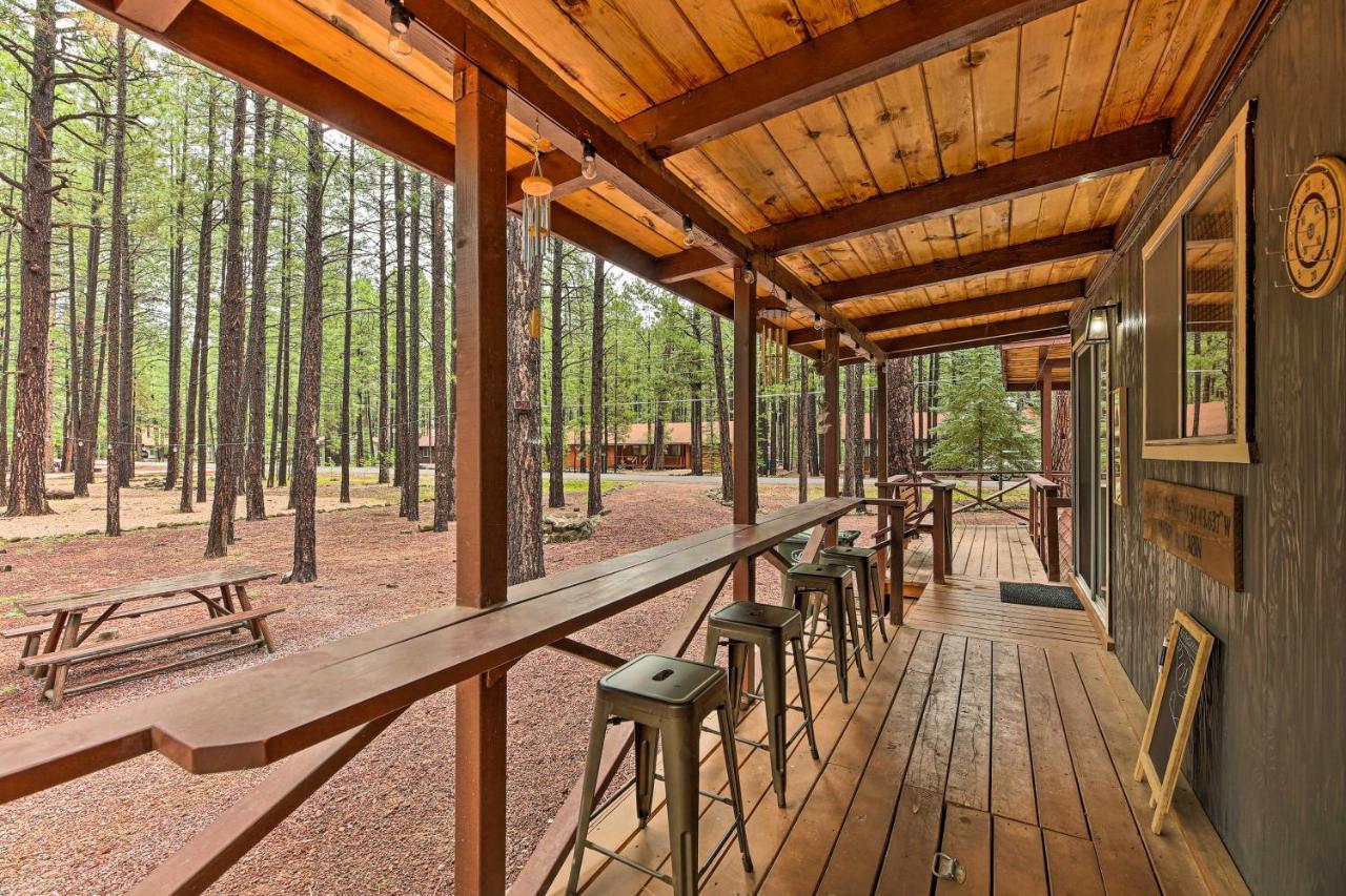 A-Frame Pinetop Lakeside Cabin Under The Pines! Villa Bagian luar foto